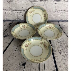 Noritake Blue Dawn 622‎ Dessert Berry Bowls Set Of 4 5.25"
